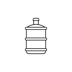 Water gallon icon design template vector isolated