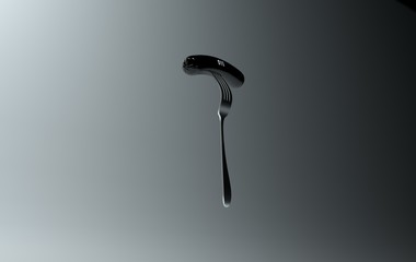 illustration on the topic of oil and dependence on oil products 3d render