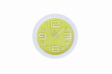 clock on isolated background