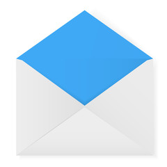 Envelope mock up. Blank template.