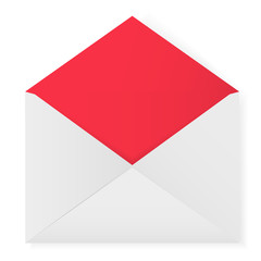 Envelope mock up. Blank template.