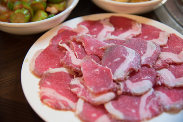 Beef slide for BBQ 