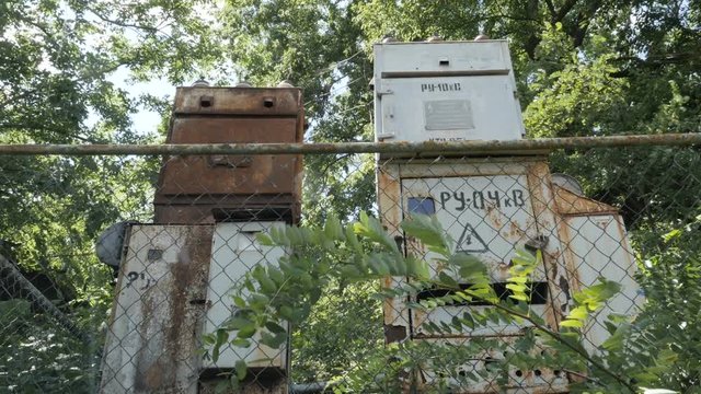 View Of Old Electrical Substation.