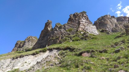 Beautiful mountain landscape in the morning