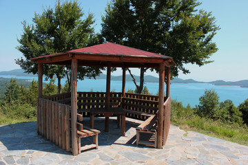 Artificial Lake Plastira of Karditsa central Greece Europe