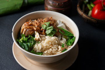 Ramen noodles soup