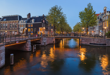 Fototapeta premium Amsterdam cityscape - Netherlands