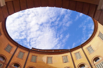 Foschini round of the municipal theater of Ferrara, Italy