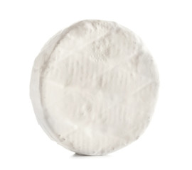 Tasty cheese on white background