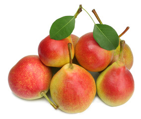 Pears isolated on white background