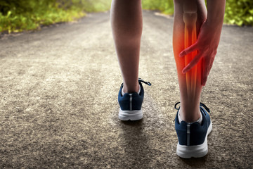 Runner leg injury