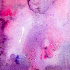 Abstract watercolor paper splash shapes isolated drawing. Illustration aquarelle for background.