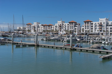 Fototapeta na wymiar Am Hafen von Agadir