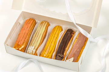 Pastry on a white background