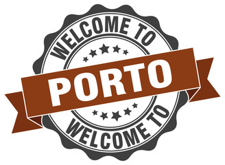 Porto round ribbon seal