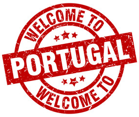welcome to Portugal red stamp