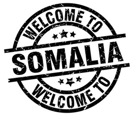 welcome to Somalia black stamp