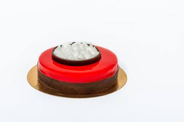 Pastry on a white background