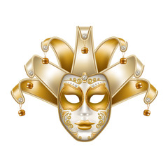 Vector mardi gras venetian mask brazil carnival © belokrylowa
