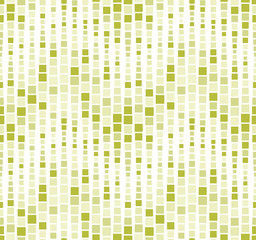 Seamless pattern on white background. Has the shape of a wave. Consists of geometric elements of square shape in color. Useful as design element for texture, pattern and artistic compositions.