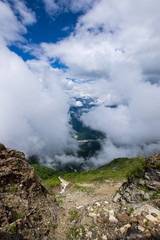 View of Caucasian mountains