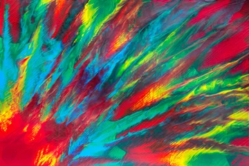 Crédence de cuisine en verre imprimé Mélange de couleurs Fond abstrait peint à l& 39 acrylique. Abstrait coloré peint avec de la peinture acrylique.