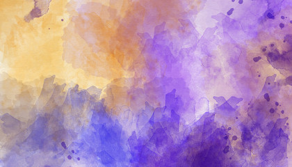 Obraz na płótnie Canvas Purple abstract watercolor background