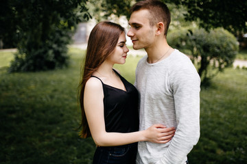 Fototapeta premium Young couple in love