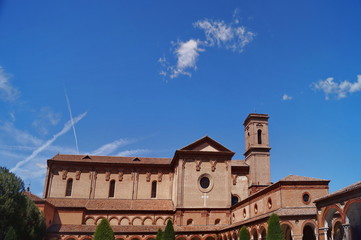 Fototapeta na wymiar San Cristoforo alla Certosa church, Ferrara, Italy