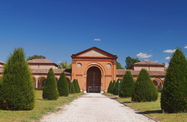 Fototapeta na wymiar Charterhouse of Ferrara, Italy