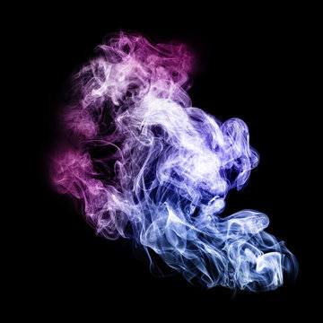 Colorful smoke abstract