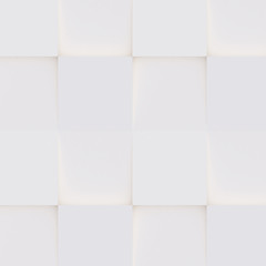 3D pattern made of white and beige geometric shapes, creative background or wallpaper surface made of light and shadow. Futuristic seamless decorative abstract texture design, simple graphic elements