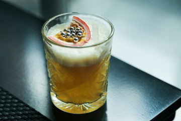 Passion fruit cocktail
