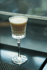 Coconut milk cocktail