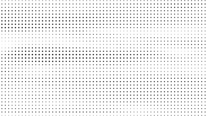 Halftone gradient pattern. Abstract halftone dots background. Monochrome dots pattern. Grunge texture. Pop Art, Comic small dots. Design for presentation, business cards, report, flyer, cover. Vector