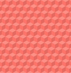 Seamless geometric pink banner. Vector illustration.