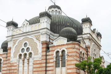 Fototapeta na wymiar Sofia Synagogue is the largest synagogue in Southeastern Europe
