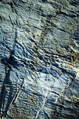 abstract blue surface limestone rocks