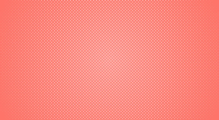 Obraz premium Pink halftone gradient dots background. Vector illustration.