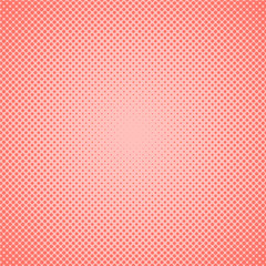 Pink halftone gradient dots background. Vector illustration.