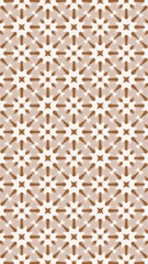 Ornate geometric pattern and abstract colored background