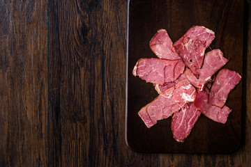 Smoked and Dried Fillet Meat Slices / Kuru Et.
