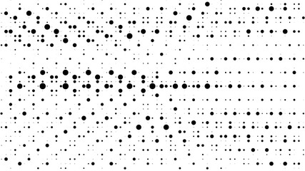 Halftone gradient pattern. Abstract halftone dots background. Monochrome dots pattern. Grunge texture. Pop Art, Comic small dots. Design for presentation, business cards, report, flyer, cover. Vector