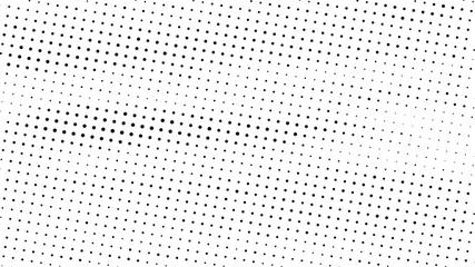 Halftone gradient pattern. Abstract halftone dots background. Monochrome dots pattern. Grunge texture. Pop Art, Comic small dots. Design for presentation, business cards, report, flyer, cover. Vector