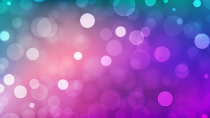 Abstract bokeh background, multicolor defocused lights