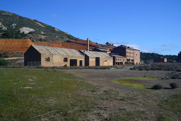 Fototapeta na wymiar Miniera abbandonata di Monteponi