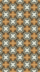 Ornate geometric pattern and abstract colored background