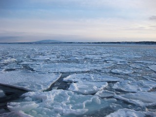 流氷　北海道（網走