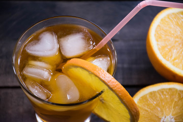 a glass of cold cocktail