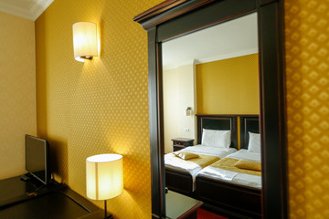 Beautiful luxury hotel room